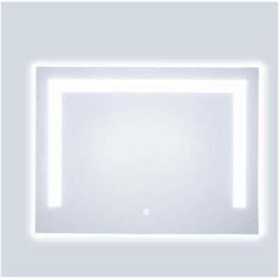 Bhp, Spiegel, Wandspiegel mit Beleuchtung und Touchsensor (80 x 60 cm) Bhp, Spiegel, Wandspiegel mit Beleuchtung und Touchsensor (80 x 60 cm)