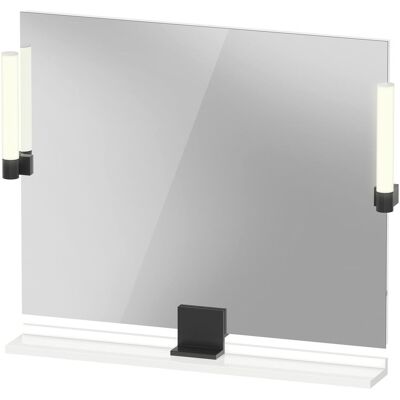 Duravit Spiegel, Sivida Spiegel, Diamantschwarz Matt, 850x36x650mm, Aufsatzleuchte, Sensorschalter, Netzansch (85 x 65 cm) Duravit Spiegel, Sivida Spiegel, Diamantschwarz Matt, 850x36x650mm, Aufsatzleuchte, Sensorschalter, Netzansch (85 x 65 cm)