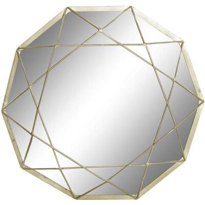 DKD Home Decor, Spiegel, Wall mirror Golden 50 x 5 x 52 cm (50 x 52 cm) DKD Home Decor, Spiegel, Wall mirror Golden 50 x 5 x 52 cm (50 x 52 cm)