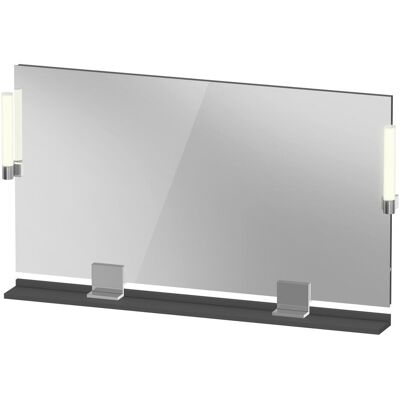 Duravit Spiegel, Sivida Spiegel, chrom, 1250x36x650mm, Aufsatzleuchte, Sensorschalter, Netzanschluss (125 x 65 cm) Duravit Spiegel, Sivida Spiegel, chrom, 1250x36x650mm, Aufsatzleuchte, Sensorschalter, Netzanschluss (125 x 65 cm)