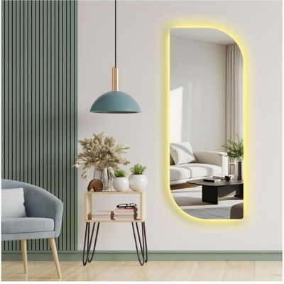 Hanah Home, Spiegel, Accent Mirror with Led Lighting (52 x 135 cm) Hanah Home, Spiegel, Accent Mirror with Led Lighting (52 x 135 cm)