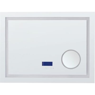 BELIANI - Modern Badezimmer Spiegel LED Bluetooth 60x80cm - Rechteckig BELIANI - Modern Badezimmer Spiegel LED Bluetooth 60x80cm - Rechteckig