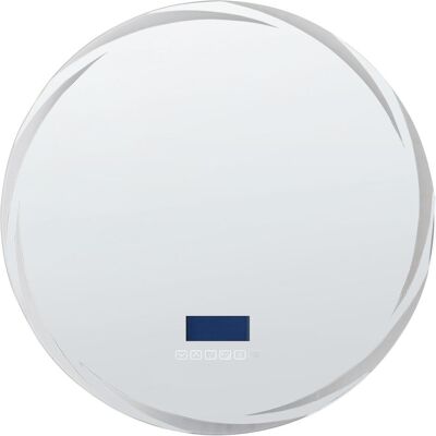 Beliani Tanay Badezimmer Spiegel - Bluetooth, LED Licht, Anti-Beschlag, Silber Beliani Tanay Badezimmer Spiegel - Bluetooth, LED Licht, Anti-Beschlag, Silber