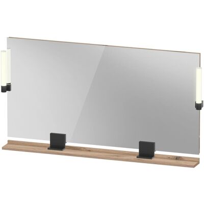 Duravit Spiegel, Sivida Spiegel, Diamantschwarz Matt, 1330x36x650mm, Aufsatzleuchte, Sensorschalter, Netzansc (133 x 65 cm) Duravit Spiegel, Sivida Spiegel, Diamantschwarz Matt, 1330x36x650mm, Aufsatzleuchte, Sensorschalter, Netzansc (133 x 65 cm)