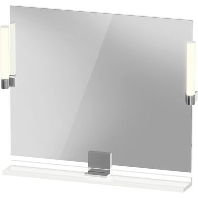 Duravit Spiegel, Sivida Spiegel, chrom, 850x36x650mm, Aufsatzleuchte, Sensorschalter, Netzanschluss (85 x 65 cm) Duravit Spiegel, Sivida Spiegel, chrom, 850x36x650mm, Aufsatzleuchte, Sensorschalter, Netzanschluss (85 x 65 cm)