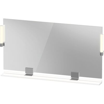 Duravit Spiegel, Sivida Spiegel, chrom, 1330x36x650mm, Aufsatzleuchte, Sensorschalter, Netzanschluss (133 x 65 cm) Duravit Spiegel, Sivida Spiegel, chrom, 1330x36x650mm, Aufsatzleuchte, Sensorschalter, Netzanschluss (133 x 65 cm)