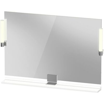 Duravit Spiegel, Sivida Spiegel, chrom, 1050x36x650mm, Aufsatzleuchte, Sensorschalter, Netzanschluss (105 x 65 cm) Duravit Spiegel, Sivida Spiegel, chrom, 1050x36x650mm, Aufsatzleuchte, Sensorschalter, Netzanschluss (105 x 65 cm)