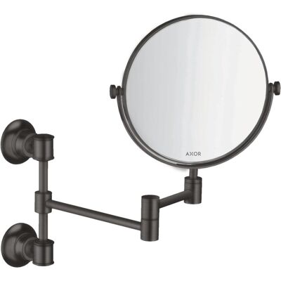 Hansgrohe Kosmetikspiegel, Rasierspiegel AXOR MONTREUX Wandmontage brushed black chrome Hansgrohe Kosmetikspiegel, Rasierspiegel AXOR MONTREUX Wandmontage brushed black chrome