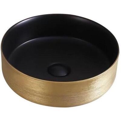 Domoletti, Rollo, Waschtisch-Arbeitsplatte Acb8004 Gold/Schwarz (36 x 12 cm) Domoletti, Rollo, Waschtisch-Arbeitsplatte Acb8004 Gold/Schwarz (36 x 12 cm)