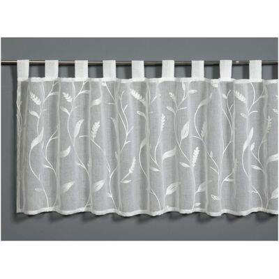 Sehlbach, Vorhang, Bistrogardine Dolly-Voile Stickerei Ranke (48 x 140 cm) Sehlbach, Vorhang, Bistrogardine Dolly-Voile Stickerei Ranke (48 x 140 cm)