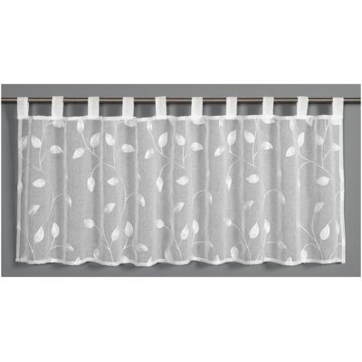 Sehlbach, Vorhang, Bistrogardine Rankenstickerei (45 x 135 cm) Sehlbach, Vorhang, Bistrogardine Rankenstickerei (45 x 135 cm)