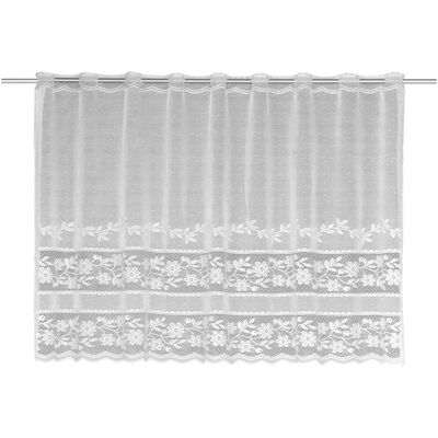 Sehlbach, Vorhang, Bistrogardine Jacquard Blütenranke (75 x 140 cm) Sehlbach, Vorhang, Bistrogardine Jacquard Blütenranke (75 x 140 cm)
