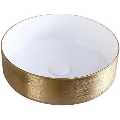 Domoletti, Rollo, Waschtisch-Arbeitsplatte Acb8003 Gold/Weiss (36 x 12 cm) Domoletti, Rollo, Waschtisch-Arbeitsplatte Acb8003 Gold/Weiss (36 x 12 cm)