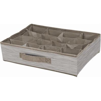 Domoletti, Rollo, Aufbewahrungsbox, beige, 35 x 27 x 9 cm (27 x 9 cm) Domoletti, Rollo, Aufbewahrungsbox, beige, 35 x 27 x 9 cm (27 x 9 cm)
