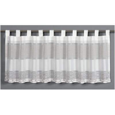 Sehlbach, Vorhang, Bistrogardine Jacquard Streifen (45 x 140 cm) Sehlbach, Vorhang, Bistrogardine Jacquard Streifen (45 x 140 cm)