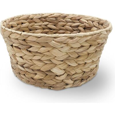 Domoletti, Rollo, ROUND BASKET 26X26X13CM METAL/HYACINTH (26 x 13 cm) Domoletti, Rollo, ROUND BASKET 26X26X13CM METAL/HYACINTH (26 x 13 cm)