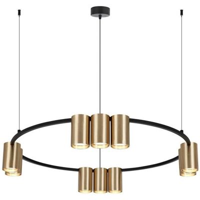 Domoletti, Rollo, PENDANT LIGHT PORI 10XGU10 ML0375 GOLD (67 x 180 cm) Domoletti, Rollo, PENDANT LIGHT PORI 10XGU10 ML0375 GOLD (67 x 180 cm)