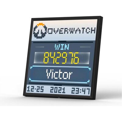 Divoom Pixoo 64 (10.30", 64 x 64 Pixel), Digitaler Bilderrahmen, Schwarz Divoom Pixoo 64 (10.30", 64 x 64 Pixel), Digitaler Bilderrahmen, Schwarz