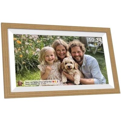 Denver Frameo PFF-1502LW 39,6cm (15,6 ) 16GB (15.60", 1920 x 1080 Pixel), Digitaler Bilderrahmen, Braun Denver Frameo PFF-1502LW 39,6cm (15,6 ) 16GB (15.60", 1920 x 1080 Pixel), Digitaler Bilderrahmen, Braun