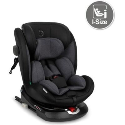 MoMi, Kindersitz, EMI i-Size schwarz / Autositz / für Kinder von 40 bis 150 cm / bis 36 kg (Kindersitz) MoMi, Kindersitz, EMI i-Size schwarz / Autositz / für Kinder von 40 bis 150 cm / bis 36 kg (Kindersitz)