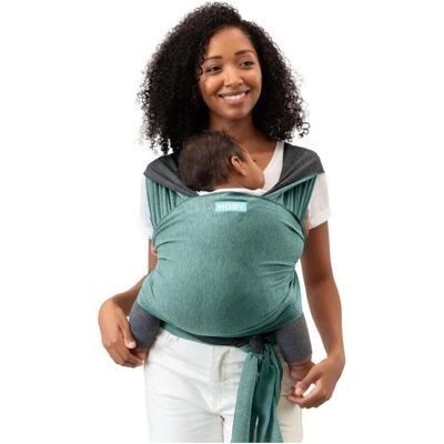 Moby Wrap, Babytrage, wendbares Tragetuch, Jade-Grey Moby Wrap, Babytrage, wendbares Tragetuch, Jade-Grey