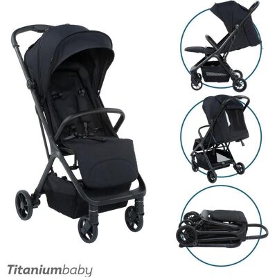 Titaniumbaby, Kinderwagen, Buggy Pulse Charcoal Black Titaniumbaby, Kinderwagen, Buggy Pulse Charcoal Black