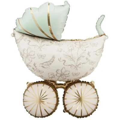 Partydeco Folienballon Kinderwagen - leer Partydeco Folienballon Kinderwagen - leer