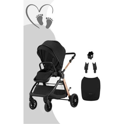 KinderKraft, Kinderwagen, stroller VESTO 2 black (6 Monate - 4 Jahre) KinderKraft, Kinderwagen, stroller VESTO 2 black (6 Monate - 4 Jahre)