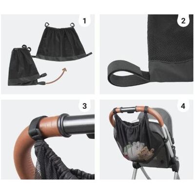 Sipo, Kinderwagen Zubehör, Kinderwagen-Netz-Organizer Sipo, Kinderwagen Zubehör, Kinderwagen-Netz-Organizer