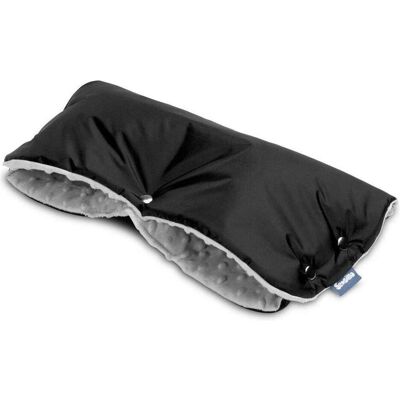 Sensillo, Kinderwagen Zubehör, Minky Kinderwagenmuff - Schwarz Sensillo, Kinderwagen Zubehör, Minky Kinderwagenmuff - Schwarz