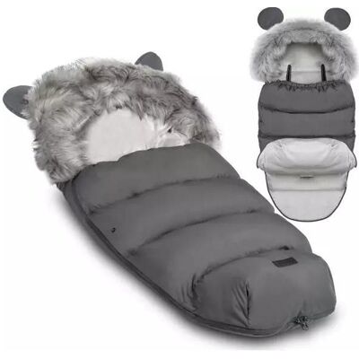 Ricokids, Kinderwagen Fusssack, Śpiworek do wózka, sanek Elmi - ciemno szary Ricokids, Kinderwagen Fusssack, Śpiworek do wózka, sanek Elmi - ciemno szary