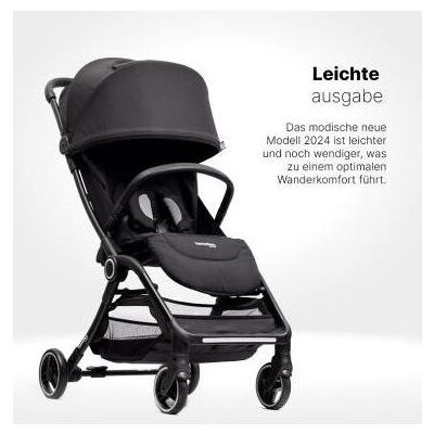 Hamilton by yoop, Kinderwagen, Kinderwagen S1 Plus Schwarz - Leichtgewicht Buggy - MagicFold™ Technology (0 Monate - 4 Jahre) Hamilton by yoop, Kinderwagen, Kinderwagen S1 Plus Schwarz - Leichtgewicht Buggy - MagicFold™ Technology (0 Monate - 4 Jahre)