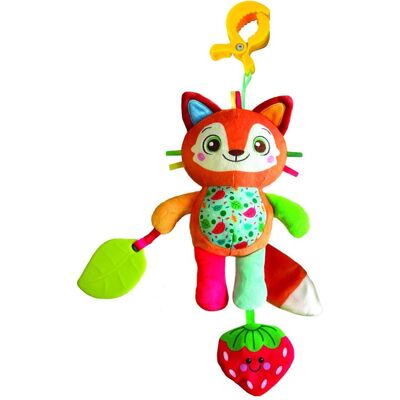 Clementoni, Kinderwagen Zubehör, Travel Plush with Clamp Fox Clementoni, Kinderwagen Zubehör, Travel Plush with Clamp Fox