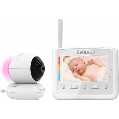 Evolveo, Babyphone, BabyMonitor NL4, Dětská chůvička s nočním světlem a otočnou kamerou (300 m) Evolveo, Babyphone, BabyMonitor NL4, Dětská chůvička s nočním světlem a otočnou kamerou (300 m)