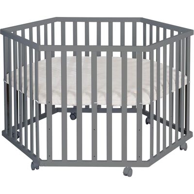 Roba, Laufgitter, Laufgitter 6-eckig Greyish gesteppt (MDF, 103.50 x 118.50 x 72 cm) Roba, Laufgitter, Laufgitter 6-eckig Greyish gesteppt (MDF, 103.50 x 118.50 x 72 cm)