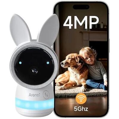 Arenti, Babyphone, AINanny 4MP Babyphone (Babyphone mit Kamera) Arenti, Babyphone, AINanny 4MP Babyphone (Babyphone mit Kamera)