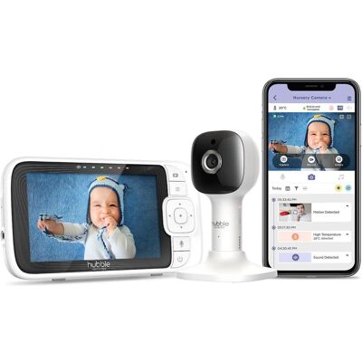 Hubble Connected, Babyphone, Nursery Pal Cloud (Babyphone mit Kamera, 300 m) Hubble Connected, Babyphone, Nursery Pal Cloud (Babyphone mit Kamera, 300 m)