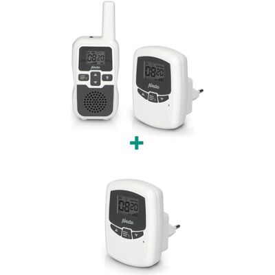 Alecto, Babyphone, Baby DBX-80 - Babyphone mit Reichweite von bis zu 3.000 Metern, weiss/anthrazit Alecto, Babyphone, Baby DBX-80 - Babyphone mit Reichweite von bis zu 3.000 Metern, weiss/anthrazit