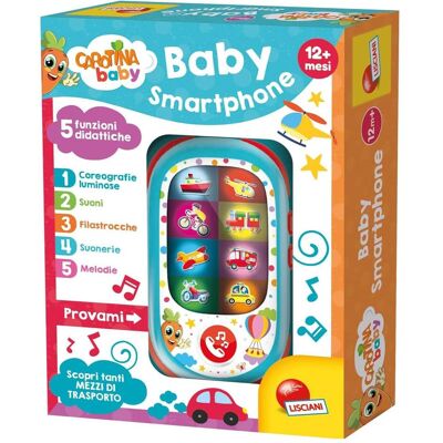Lisciani, Babyphone, Carotina Baby Smartphone LED Lisciani, Babyphone, Carotina Baby Smartphone LED