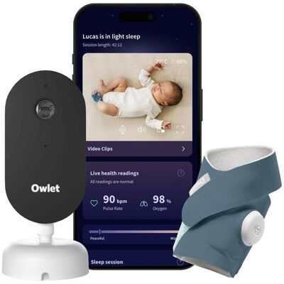 Owlet, Babyphone, Dream Duo 3 (Babyphone mit Kamera, 9 m) Owlet, Babyphone, Dream Duo 3 (Babyphone mit Kamera, 9 m)