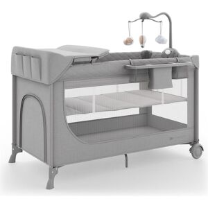 KinderKraft, Reisebett, travel cot LEODY UP grey with accessories KinderKraft, Reisebett, travel cot LEODY UP grey with accessories