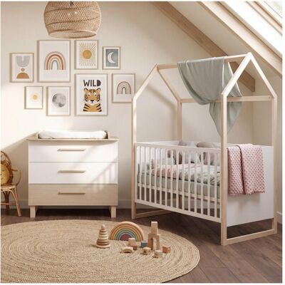 Roba, Komplett-Babyzimmer, Kinderzimmerset Noah (Babybett, Wickelkommode) Roba, Komplett-Babyzimmer, Kinderzimmerset Noah (Babybett, Wickelkommode)