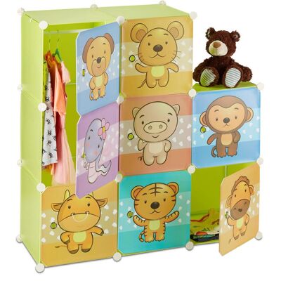 Relaxdays, Kinderregal, Stecksystem (74 x 37 x 145 cm) Relaxdays, Kinderregal, Stecksystem (74 x 37 x 145 cm)