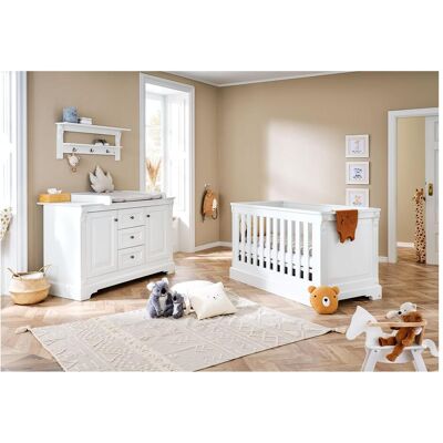 Pinolino, Komplett-Babyzimmer, Kinderzimmer-Set 'Emilia' extrabreit inkl. Wandregal, 3-tlg. (Wickelkommode) Pinolino, Komplett-Babyzimmer, Kinderzimmer-Set 'Emilia' extrabreit inkl. Wandregal, 3-tlg. (Wickelkommode)