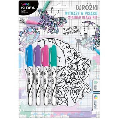 Derform, Babyerinnerungen, KIDEA Wahrsager-Buntglasfenster Derform, Babyerinnerungen, KIDEA Wahrsager-Buntglasfenster