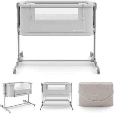 KinderKraft, Reisebett, Co-sleeping crib NESTEE GROW 2 light grey KinderKraft, Reisebett, Co-sleeping crib NESTEE GROW 2 light grey