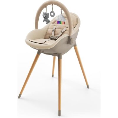 KinderKraft, Hochstuhl, high chair 2in1 FINI UP beige (Hochstuhl) KinderKraft, Hochstuhl, high chair 2in1 FINI UP beige (Hochstuhl)