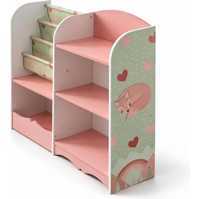 Relaxdays, Kinderregal, Kinderregal (82 x 26 x 80 cm) Relaxdays, Kinderregal, Kinderregal (82 x 26 x 80 cm)