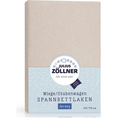 Julius Zöllner, Fixleintuch Babybett, Jersey Spannbettlaken für Wiegen & Stubenwagenmatratzen 90x 40 cm, shell (90 x 40 cm) Julius Zöllner, Fixleintuch Babybett, Jersey Spannbettlaken für Wiegen & Stubenwagenmatratzen 90x 40 cm, shell (90 x 40 cm)