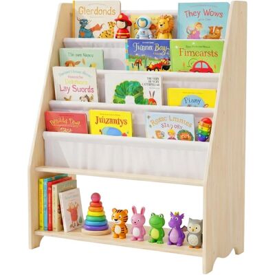 Relaxdays, Kinderregal, Kinderbücherregal (64 x 28 x 78 cm) Relaxdays, Kinderregal, Kinderbücherregal (64 x 28 x 78 cm)